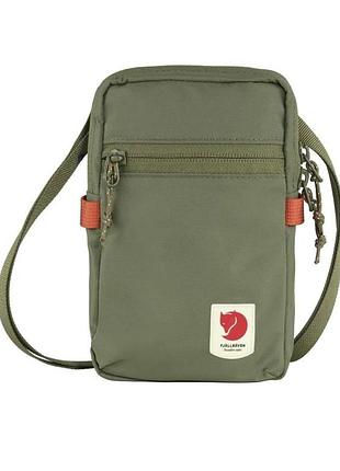 Сумка через плече fjallraven high coast pocket green
