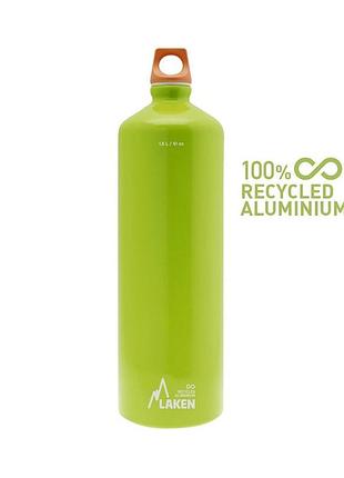 Бутылка для воды laken futura 1.5 l green/pink cap 1.5l