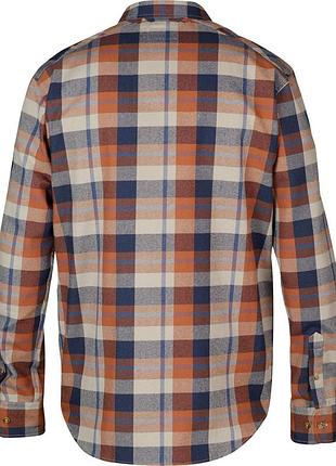 Рубашка fjallraven fjallglim shirt m autumn leaf xxxl 0.4, з коміром, 3 місяці, з довгими рукавами, фланель, вільні, клітка, xl, весняний, демісезонн…
