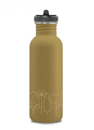 Бутылка для воды laken basic steel bottle drinklife 0,75l forest 0.75l