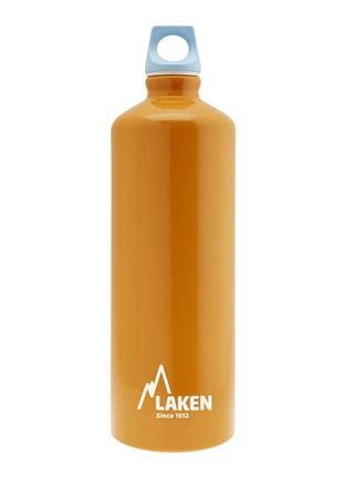 Бутылка для воды laken futura 1 l orange/blue cap 1l