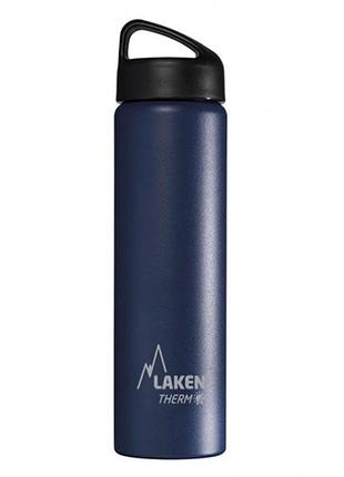 Термобутылка laken classic thermo 0,75l blue
