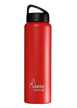Термобутылка laken classic thermo 1l red