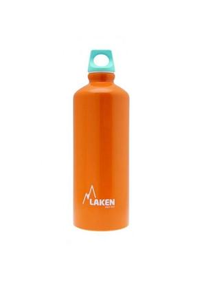 Бутылка для воды laken futura 0.75 l orange/blue cap 0.75l