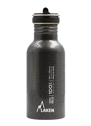 Бутылка для воды laken basic alu bottle 0,6l granite 0.6l