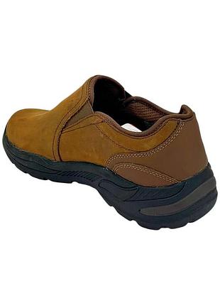 Элегантные, мегакомфортные и статусные мужские кожаные туфли-лоферы skechers relaxed fit: arch fit motley orago (hust) в темно-коричневом цвете!