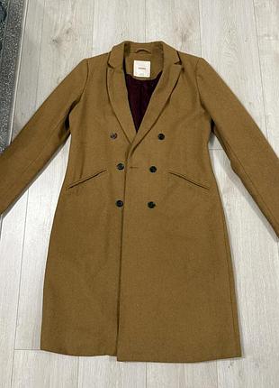 Жіноче пальто pull&bear коричневе