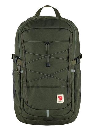 Рюкзак fjallraven skule 28 black 750 г, 51 см, 12 месяцев, 18 см, 100% поліестер, швеция, відтінки зеленого, 41 см