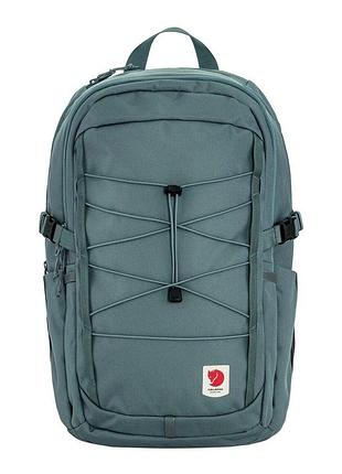 Рюкзак fjallraven skule 28 black 12 месяцев, 100% полиэстер, швеция, відтінки сірого