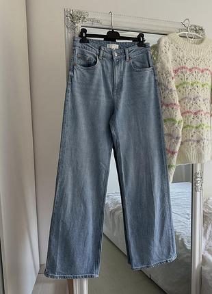Трендові джинси wide leg h&m