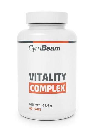 Мультивитамины и минералы веганские в таблетках для энергии gymbeam vitality complex 60 таблеток