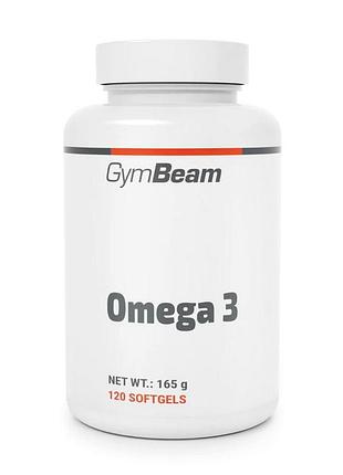 Омега 3 риб'ячий жир у формі тригліцеридів капсули для серця gymbeam omega 3 120 капсул