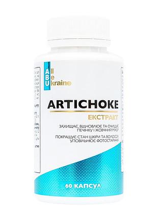 Артишок екстракт з вітамінами b і c у капсулах для печінки abu artichoke extract 60 капсул