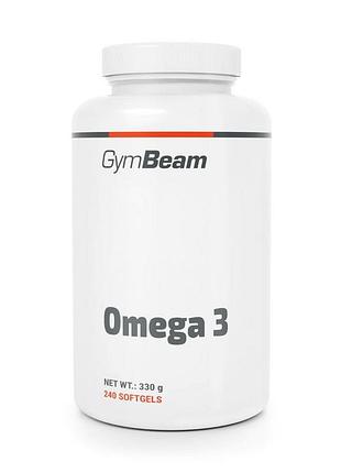Омега 3 риб'ячий жир у формі тригліцеридів капсули для серця gymbeam omega 3 240 капсул