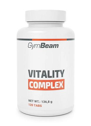Мультивитамины и минералы веганские в таблетках для энергии gymbeam vitality complex 120 таблеток