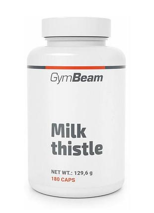 Расторопша экстракт с силимарином 80% в растительных капсулах gymbeam milk thistle 180 капсул