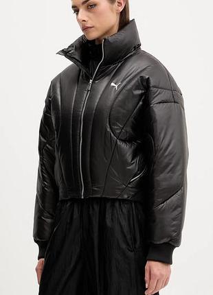Пуховик жіночий puma зимовий чорний
