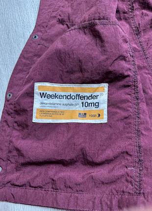 Weekend offender overshirt burgundy, розмір с 6