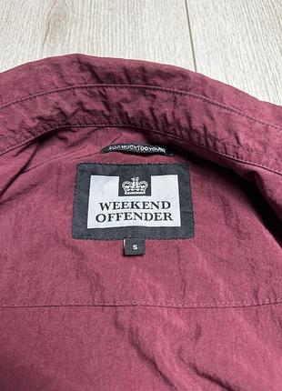 Weekend offender overshirt burgundy, розмір с 5