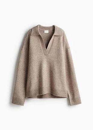 Трендовий светр h&m з комірцем
