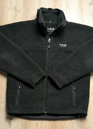 Флісова куртка rab double pile jacket, оливкова, m