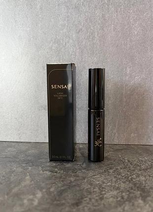 Sensai lash volumiser 38°c туш для вій 3,5 мл, чорна, люкс, японія, оригінал мініатюра нова