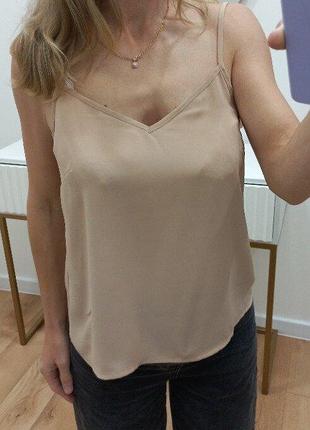 Yaya women базова майка на тонких бретелях 34 розмір