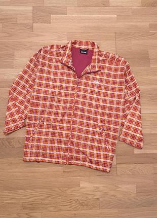 Чоловіча вітровка adidas vintage track jacket в клітинку
