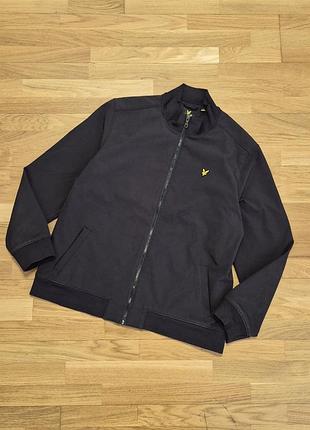 Чоловіча куртка lyle & scott бомбер чорна xxl
