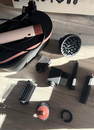 Стайлер dyson airwrap i.d. hs08 t3/t4 curly+coily rose gold