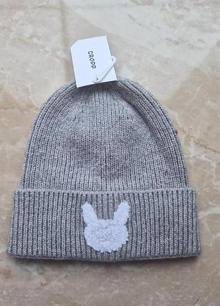 Шапка сіра з mіckey (міккі) сropp