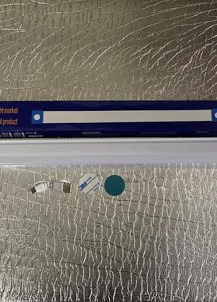 Ліхтарик акумуляторний магніт лампа світлодіодна підвіс usb led світильник для кемпінгу 52см
