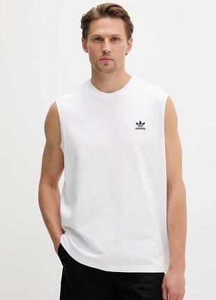 Майка чоловіча adidas trefoil essentials біла