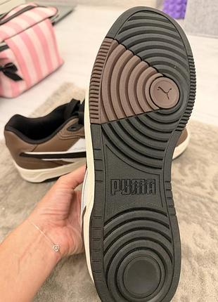 Кроссовки puma rbd break low коричневые 10