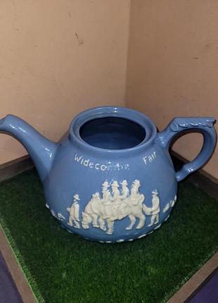 Колекційний вінтажний чайник dartmouth pottery (англія), серія widecombe fair