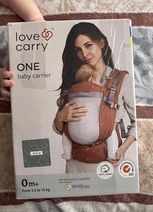 Ерго-рюкзак love&carry one baby carrier acacia