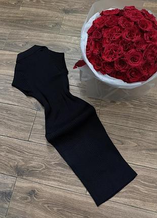 Сукня zara в рубчик 4