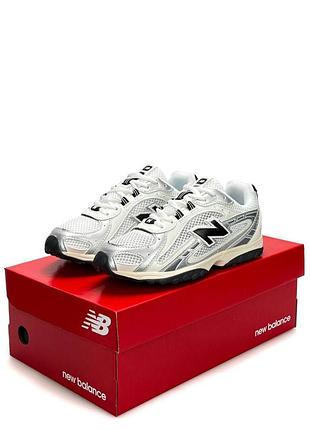 Чоловічі кросівки new balance 204l white metallic black