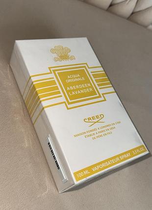Розкішні унісекс парфюм creed aberdeen lavender 100 мл франція духи дуже шлейфові крид