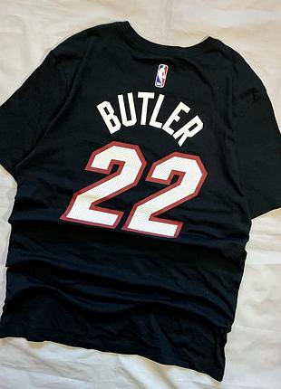 Футболка nike x miami heat jimmy butler #22 black t-shirt nba