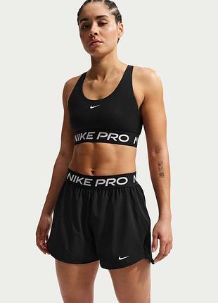 Жіночі шорти nike pro з підкладкою, чорні