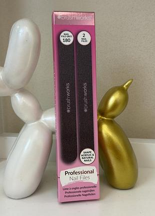 Набір пилочок для нігтей brushworks professional nail file duo