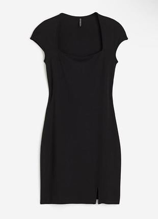 Коротка сукня h&m чорна розмір m