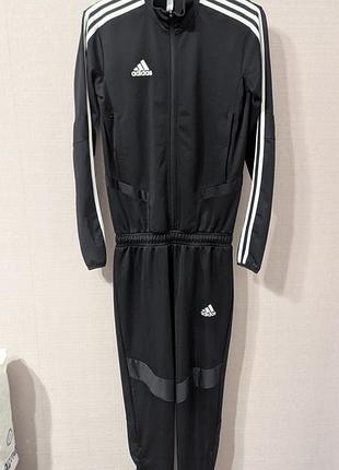 Спортивный комбинезон adidas climalite, черный, размер s, унисекс