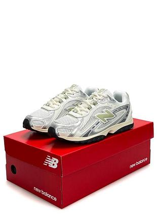 Чоловічі кросівки new balance 204l white metallic beige
