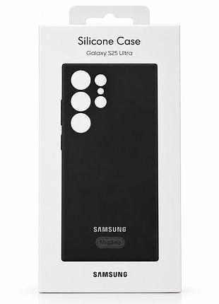 Чохол силіконовий samsung silicone case з magsafe для samsung galaxy s25 ultra, чорний