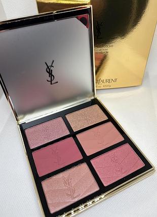 Оригінал палетка yves saint laurent  couture face palette brewed reflections