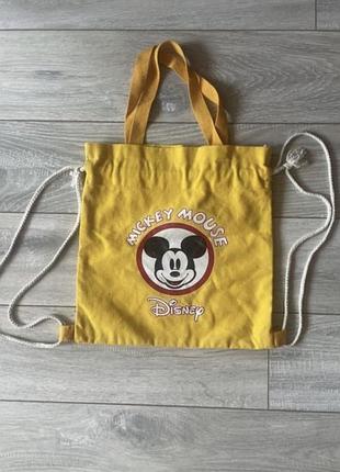 Шопер disney жовтий 32х35 см