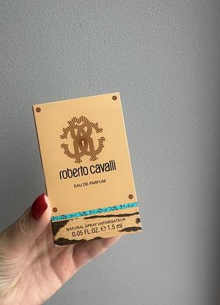 Оригинальный пробник (сэмпл) женской парфюмированной воды roberto cavalli eau de parfum