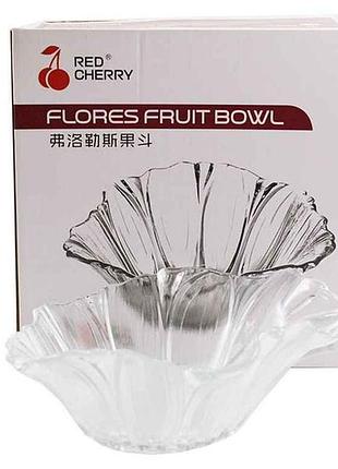 Салатник 400мл скляний p12-b тм red cherry